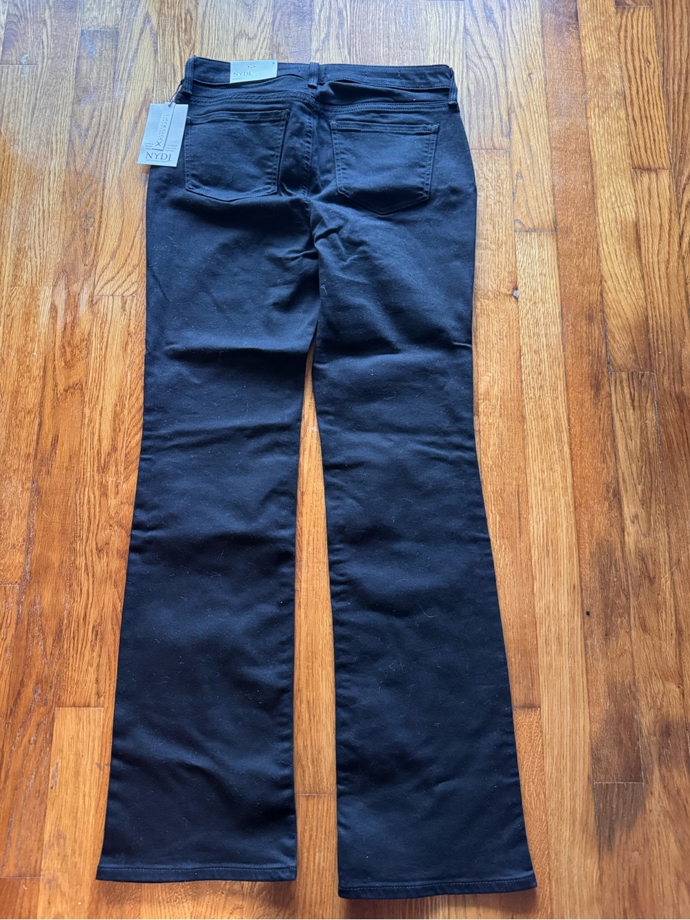 NYDJ Black Bootcut Jeans - Sleek Stretch Wide Leg - Picture 4 of 4